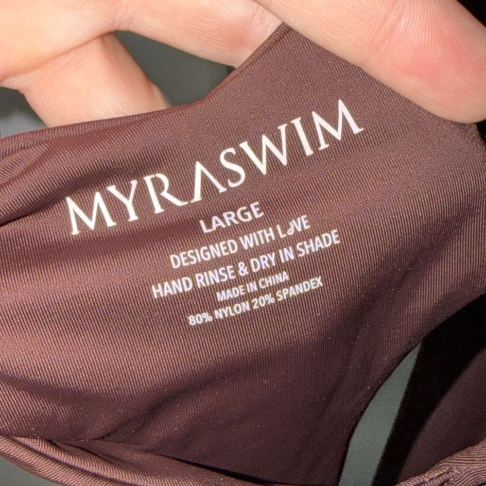 DONATING SOON- MYRA SWIM Porter One Piece Halter-neck Swimsuit - Picture 4 of 8